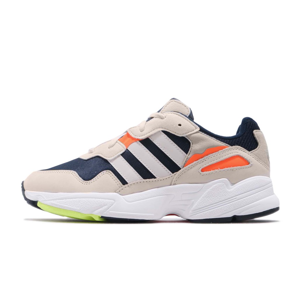 adidas 老爹鞋Yung-96 米白深藍復古老爹鞋男鞋F35017 【ACS】 | 蝦皮購物