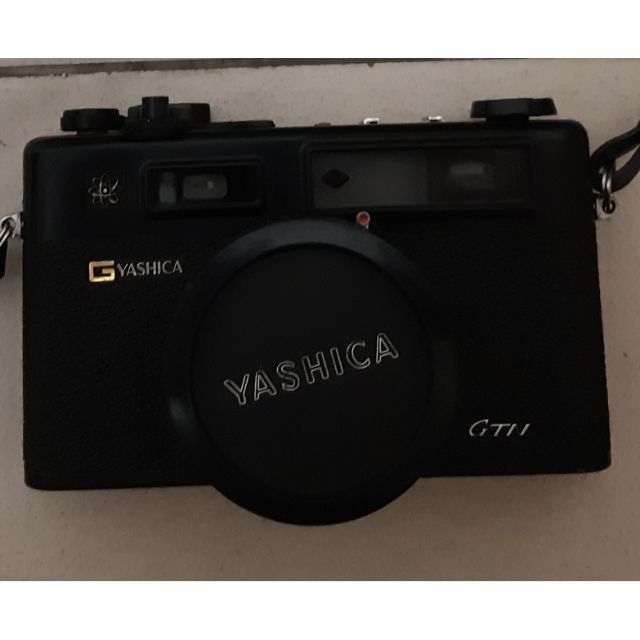 Yashica Electro 35 GTN 黑機 雅西卡 底片相機 單眼相機 附背帶 前蓋 電池 動作正常