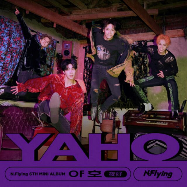 N.Flying 第六張迷你專輯「夜好」夜版拆售摺子對話卡 日版苗苗對話卡 小卡