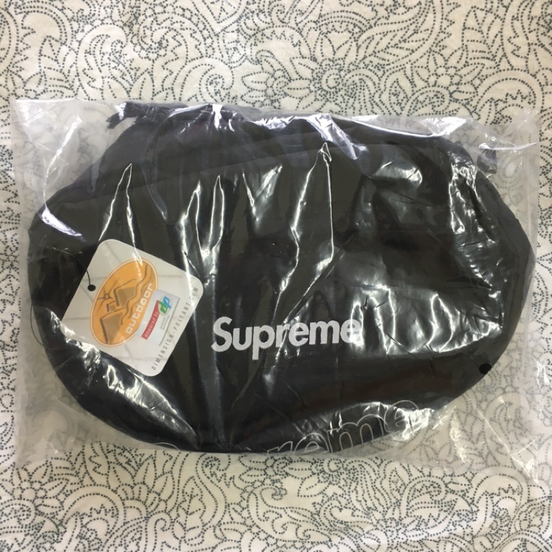 Supreme 腰包 45th Waist bag 黑色