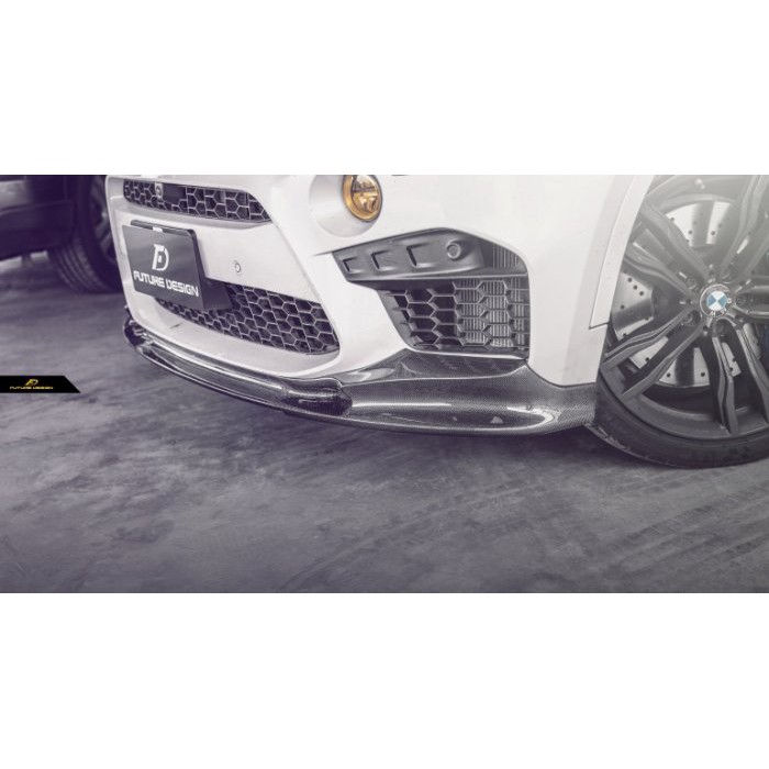 【政銓企業】BMW F86 X6M 專用 3D 款 抽真空 高品質 碳纖維 卡夢 前下巴 現貨 免費安裝品質保證
