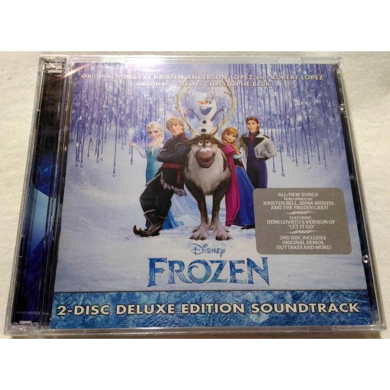 全新未拆 2CD / 冰雪奇緣 Frozen / 電影原聲帶 加值豪華典藏盤 Deluxe Edition / 澳洲進口
