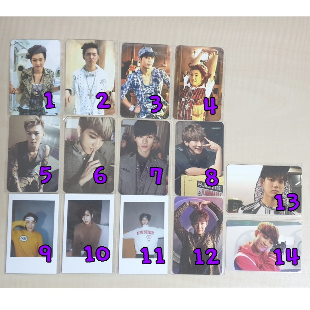 (降價出清) BTOB 韓專 小卡 恩光 昌燮 炫植 噗尼 鎰勳 星材