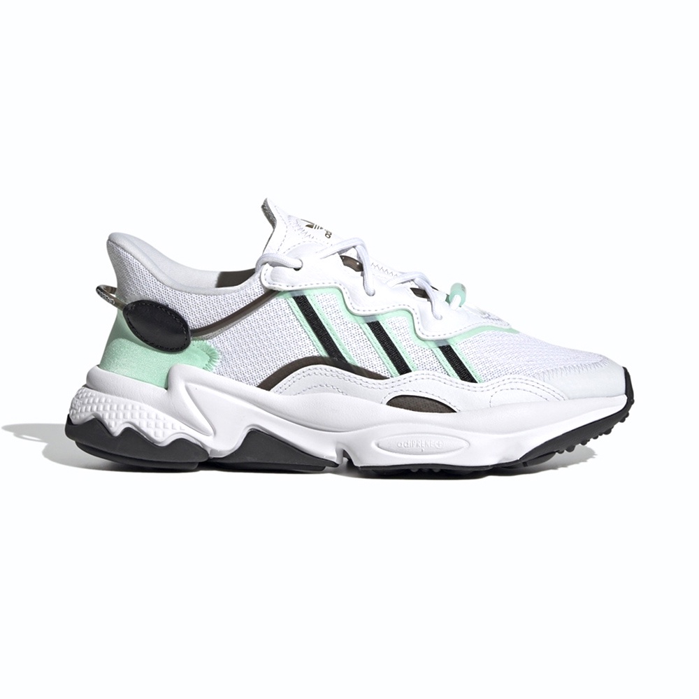 Adidas Ozweego W 白 綠黑 女鞋 復古外型 小白鞋 休閒鞋 FZ3779