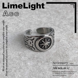 ☆LimeLight☆ 十字星 / 星星 / 雕花 / 做舊 / 飾品 / 鈦鋼 / 戒指 / 可調式 27