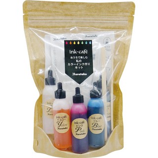 吳竹 Kuretake ink café 自由填墨水筆 DIY墨水+墨水管筆
