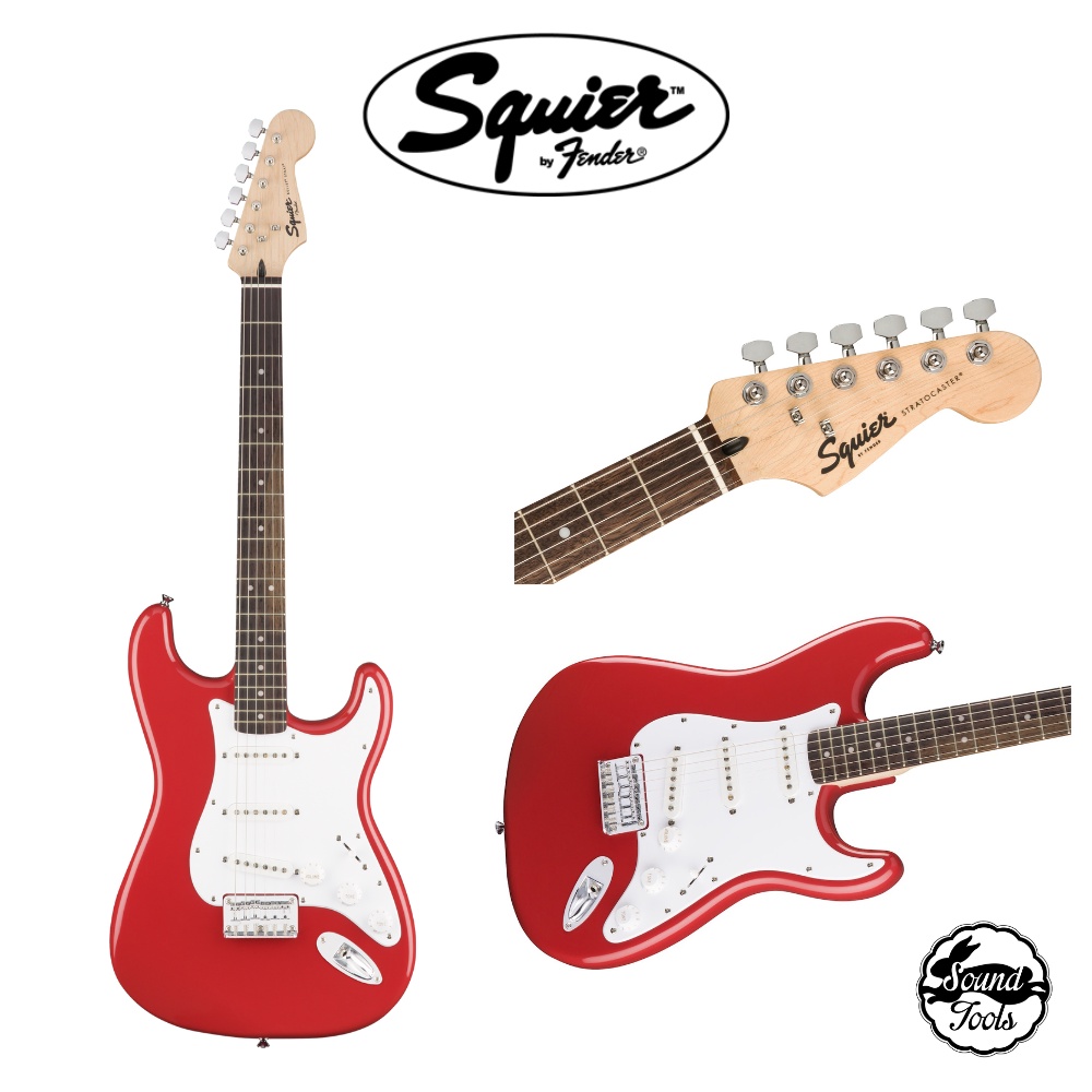 Squier 電吉他 Bullet Stratocaster 新手琴 入門款 HT- FRD 紅色 【桑兔】