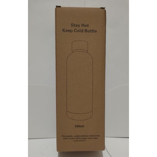 ezTravel易遊網 Stay Hot Keep Cold Bottle 運動水壺 不鏽鋼保溫瓶 500mL(綠色)