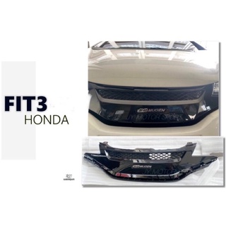 JY MOTOR 車身套件~ HONDA FIT 2014 2015 3代 無限 亮黑 水箱罩