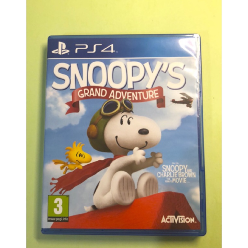 PS4 史努比Snoopy‘s Grand Adventure 光碟片