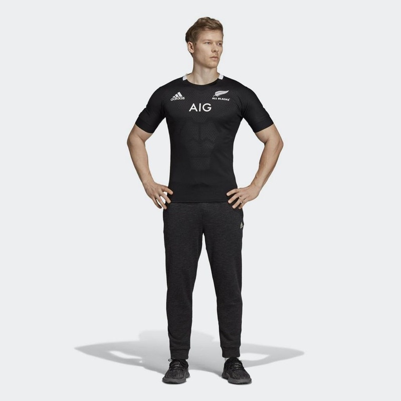 大尺寸 adidas ALL BLACKS 主場 球衣 男 CW3134