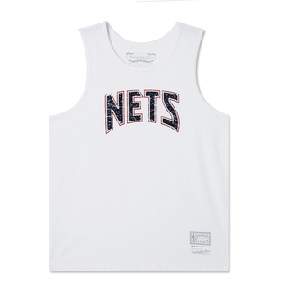 Mitchell & Ness NBA Team Name Dad Tank 籃網 白
