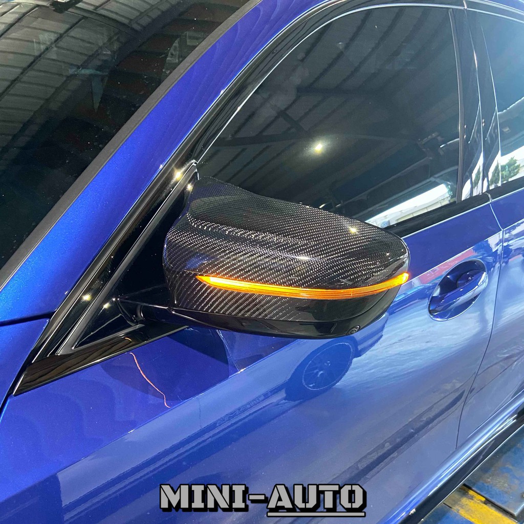 MINI-AUTO☑️ BMW 420i 320i 牛角樣式 碳纖維 後視鏡 後照鏡殼 替換 改裝 G22 G20 副廠
