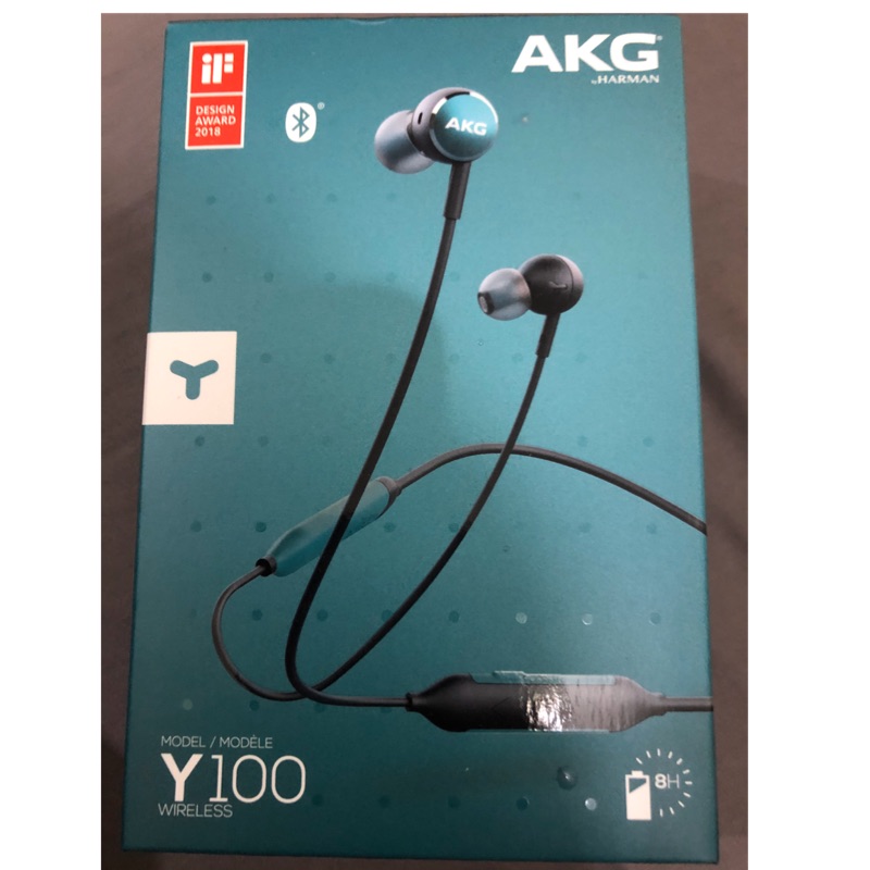 全新AKG Y100 無線藍牙耳道式耳機