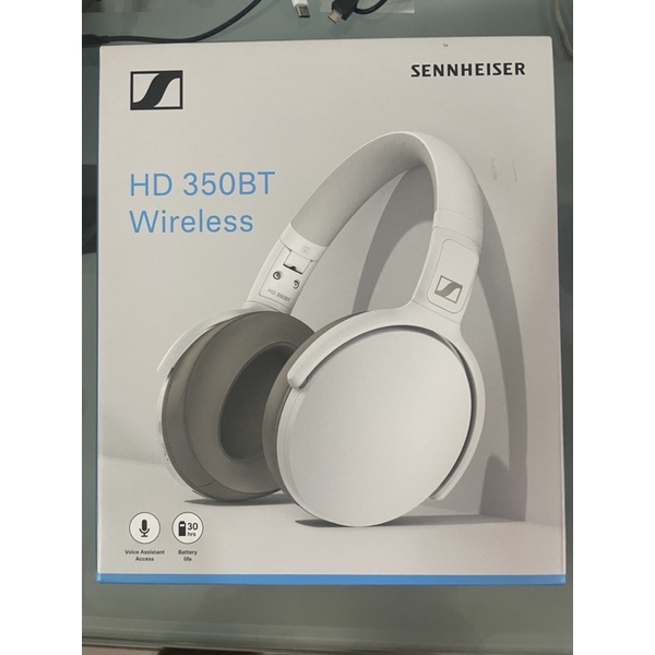 Sennheiser HD350BT 無線藍牙耳罩式耳機 白色