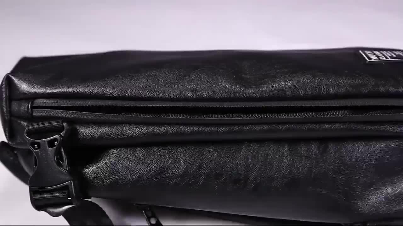 【Superbuy】大容量胸包/皮革材質側背包 皮質斜背包/單肩包/斜跨包 防水運動後背包包/騎行包/側肩包男側包/斜包