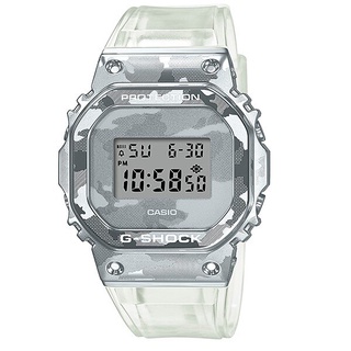 CASIO卡西歐G-SHOCK GM-5600SCM-1 簡約時尚冰酷迷彩設計風格配件49.7mm