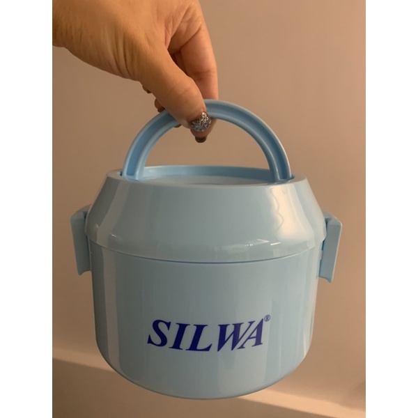 全新現貨西華SILWA 不鏽鋼內膽手提餐盒1.2L大容量
