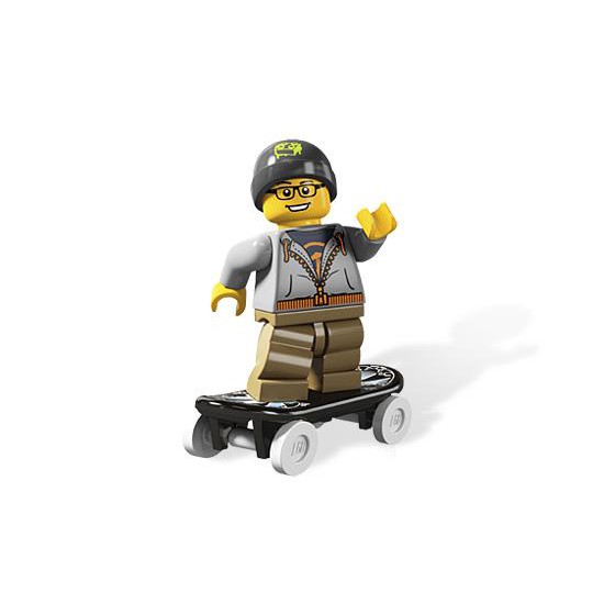 Lego 8804 4代 9號 滑板男孩