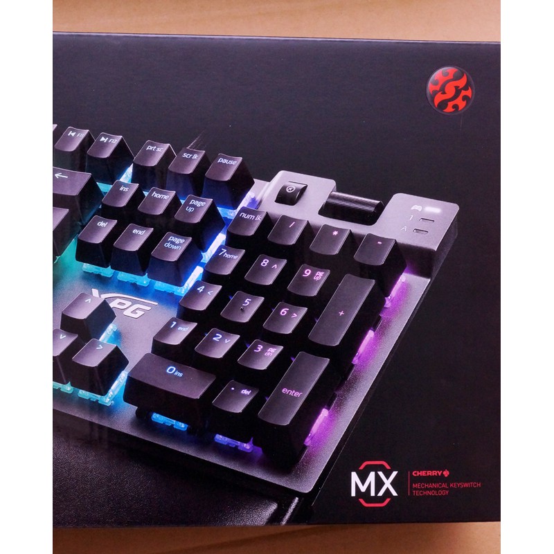 [ 德國櫻桃 銀軸 ] XPG SUMMONER 召喚師 電競鍵盤 CHERRY MX SPEED SILVER RGB