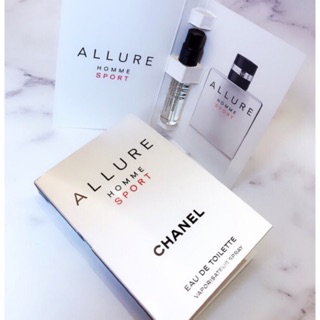 🇮🇹《CHANEL香奈兒》ALLURE HOMME SPORT男性運動淡香精EDT1.5ml✨歐洲專櫃空運抵台