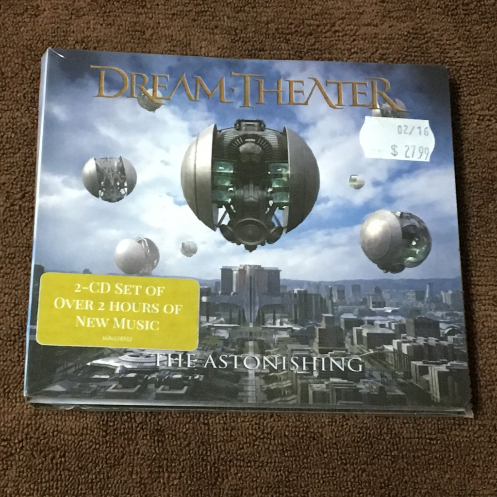 Dream Theater 夢劇場合唱團 The Astonishing 驚異奇航 2cd 全新進口 蝦皮購物
