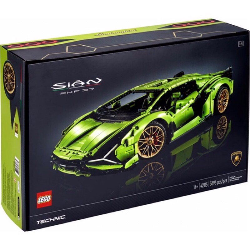 &lt;全新&gt; LEGO Technic 藍寶堅尼Lamborghini 1/8 Sián FKP 37 42115