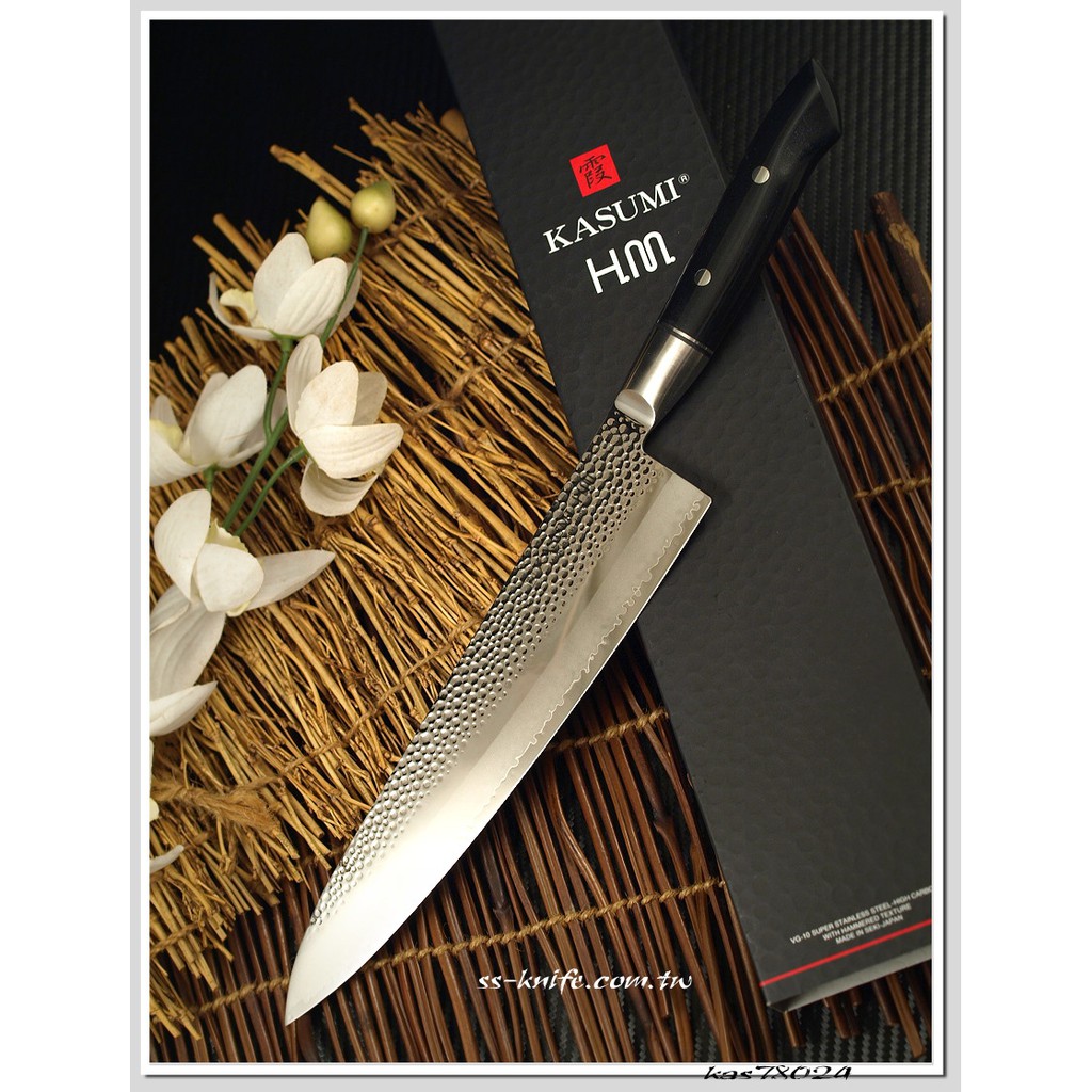 《霞 Kasumi 》 搥打主廚牛刀 240MM 型號:kas78024