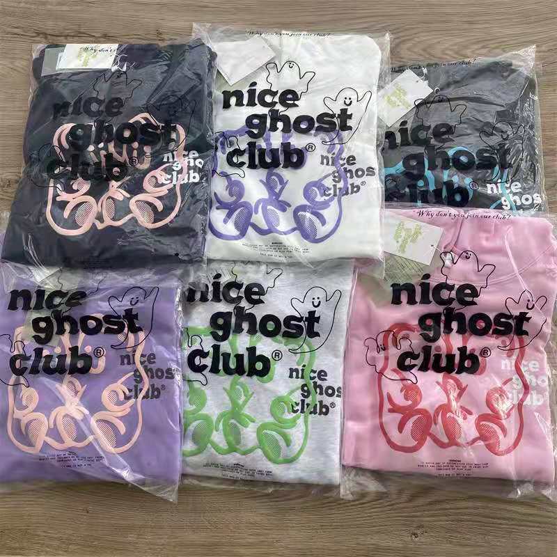 🇰🇷韓國潮牌Nice Ghost Club 面對面懶懶熊連帽衛衣 長袖 帽T 橡皮熊大學T 韓版小熊 長T