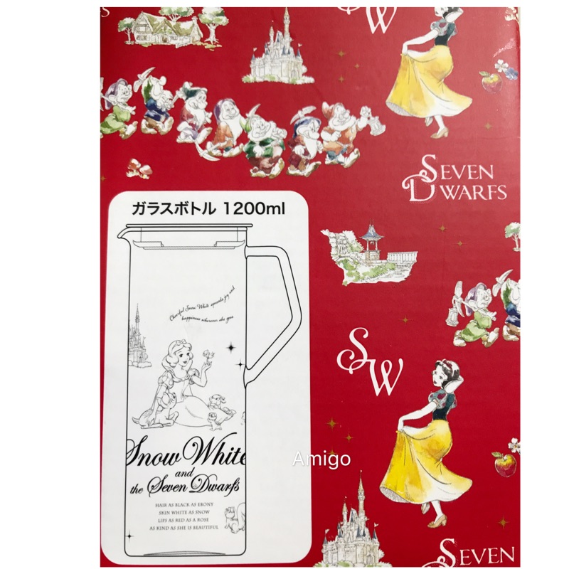 《朋友禮品》東京迪士尼樂園 Afternoon Tea 白雪公主 Snow White 熱水瓶 水壺 水瓶 公主 冷水壺