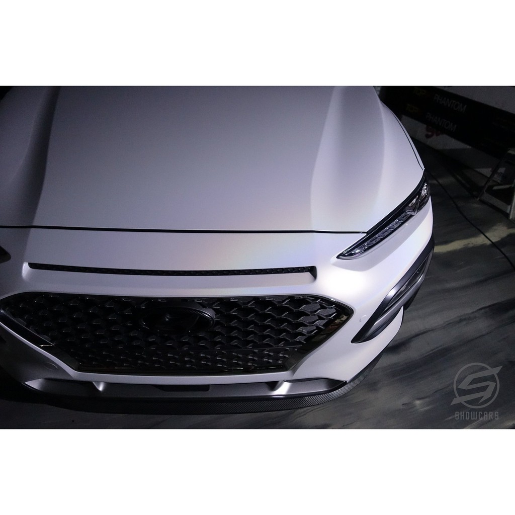 現代 Hyundai Kona 3M SP280 緞面珍珠白變色龍 全車貼膜  全車包膜 星空彩紅白色 Tucson