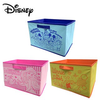 含稅 迪士尼 摺疊收納箱 置物籃 收納盒 抽屜盒 米奇 米妮 小美人魚 小熊維尼 Disney 正版授權