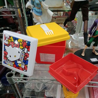 【社子跳蚤】Hello Kitty 三層樂活餐盒 野餐盒 便當盒