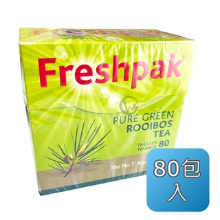 Freshpak 南非國寶綠茶 Rooibos tea 80包/盒 有效期限至2025/8月 ~新貨到~