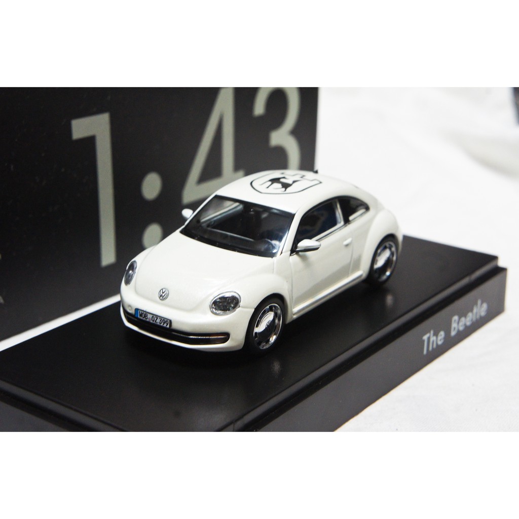 【超值特價】福斯原廠 1:43 Schuco VW Beetle Wolfsburg 2013 白色金龜車