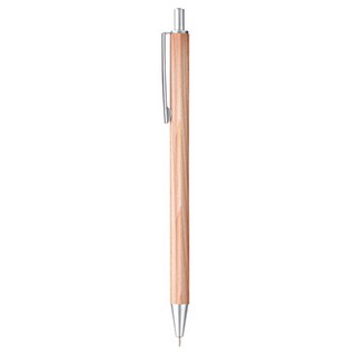 C：MUJI 無印良品 木軸六角原子筆-自然 0.5mm
