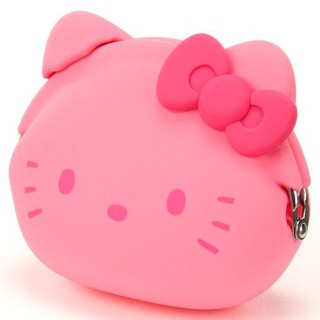 現貨 mimi POCHI 粉紅色Hello Kitty 凱蒂貓矽膠零錢包