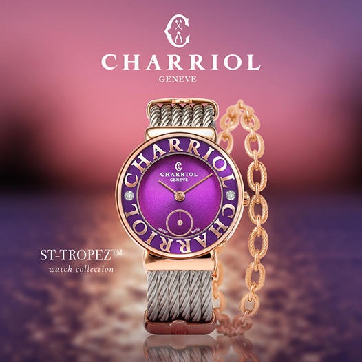 【高雄時光鐘錶】CHARRIOL 夏利豪 ST30PCD4.560.033 ST-TROPEZ 鋼索錶 女錶手錶生日禮物