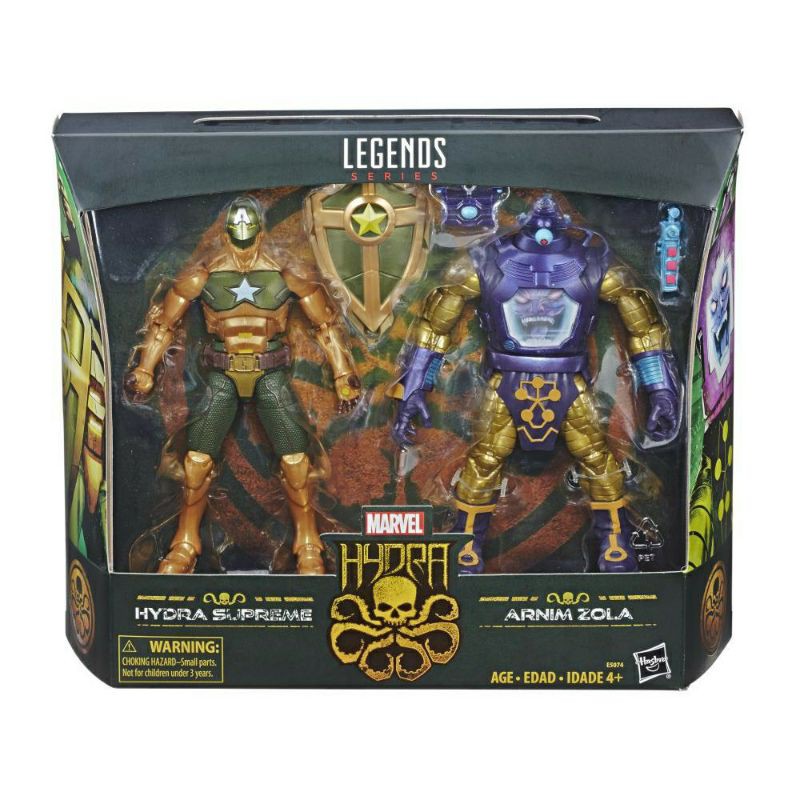 正版現貨 全新 Marvel Legends 漫威 傳奇人物組 九頭蛇美國隊長 佐拉博士 雙人包 6吋 可動完成品