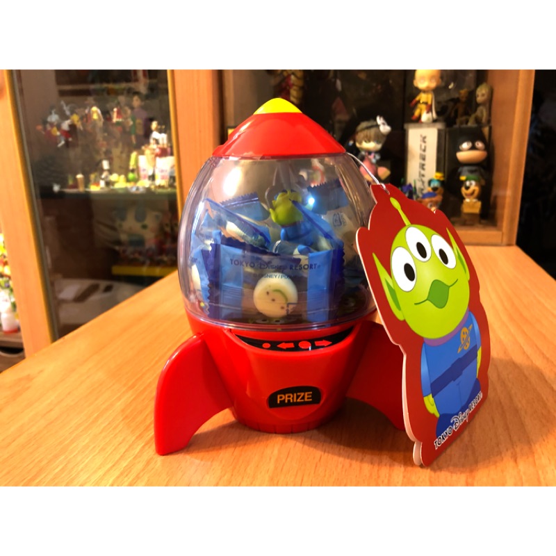 現貨 東京迪士尼限定 日本代購 三眼怪 火箭糖果罐 玩具總動員