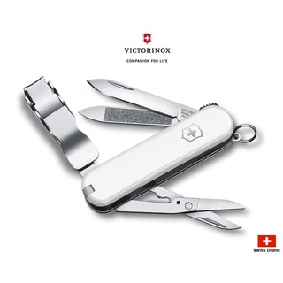 Victorinox瑞士維氏65mm指甲剪Nail Clip 580,8用瑞士刀白色 0.6463.7