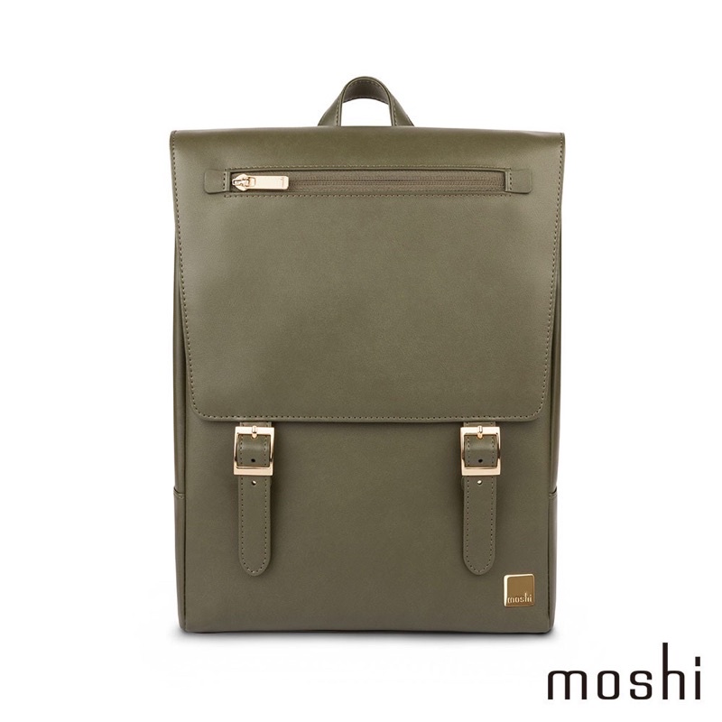 Moshi Helios Mini 時尚雙肩迷你後背包（都會遊獵系列，橄欖綠）13吋電腦包 筆電包