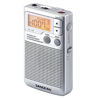 (TOP 3C家電館)SANGEAN DT-125 山進專業收音機(DT125)二波段數位式收音機