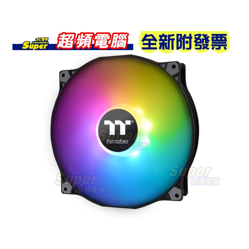 【超頻電腦】曜越 PURE 20 ARGB SYNC機殼風扇主機板連動CL-F081-PL20SW-A