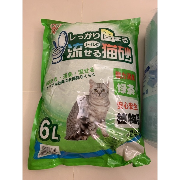 IRIS豆腐貓砂6L（綠茶🍵香氣）