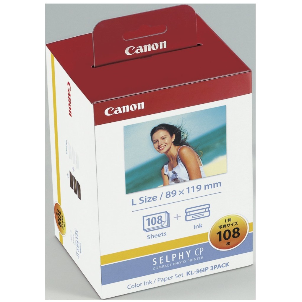 【預購】canon cp910 cp1200 相片紙  KL-36iP  3X5 尺寸 108張 相紙