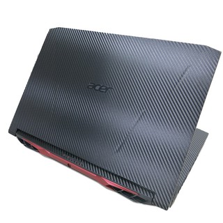 【Ezstick】ACER Nitro 5 AN517-54 黑色卡夢紋機身貼 (含上蓋+鍵盤週圍貼) DIY 包膜