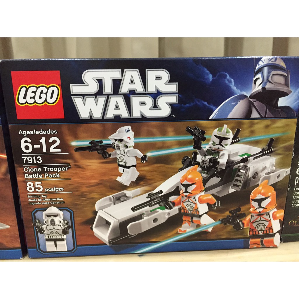 LEGO 樂高 星際大戰Clone Trooper Battle Pack 7913 絕版人偶組合
