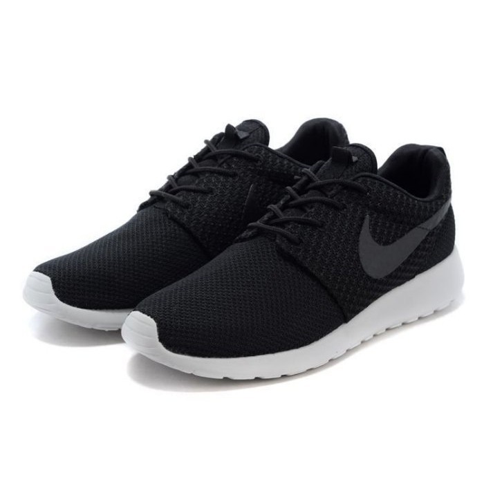 nike roshe run black red