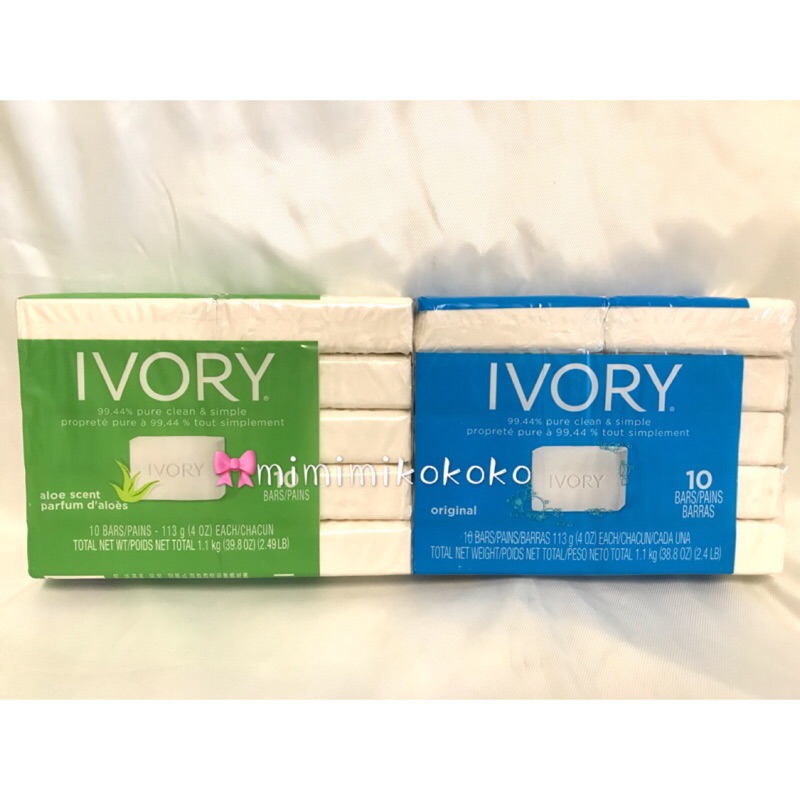 Ivory 113g 香皂10入裝 (超商限重每張訂單最多三組)